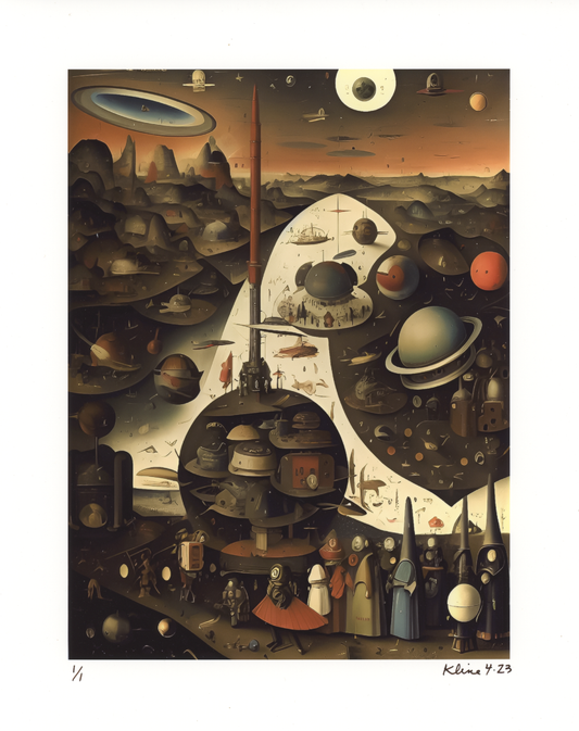 What Has Never Been. Digital Art Print. 1/1 Edition. 8" x 10". John Kline Artwork