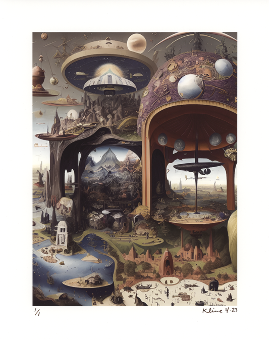 Tenderly Cover. Digital Art Print. 1/1 Edition. 8" x 10". John Kline Artwork