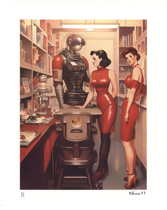 2235 Magazine Illustration. Art Print of a Digital Image. 1/1 Edition. 8" x 10". John Kline Artwork