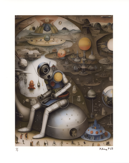 Origins of all Tears. Digital Art Print. 1/1 Edition. 8" x 10". John Kline Artwork