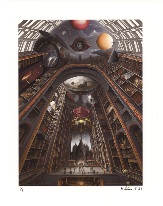 The High Dominions. Art Print. 1/1 Edition. 8" x 10". John Kline Artwork