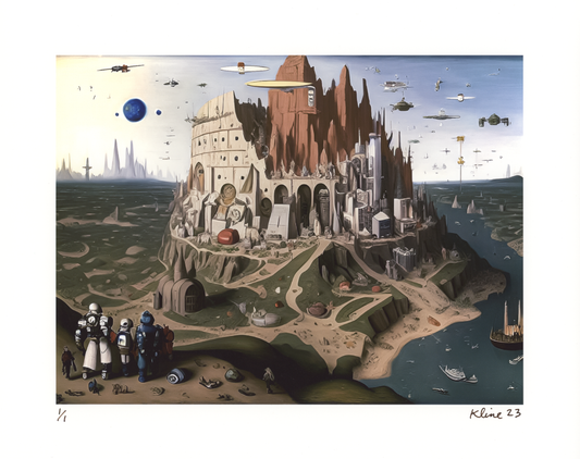 In this Place of Wonder. Digital Art Print. 10" x 8". 1/1 Edition. John Kline Artwork