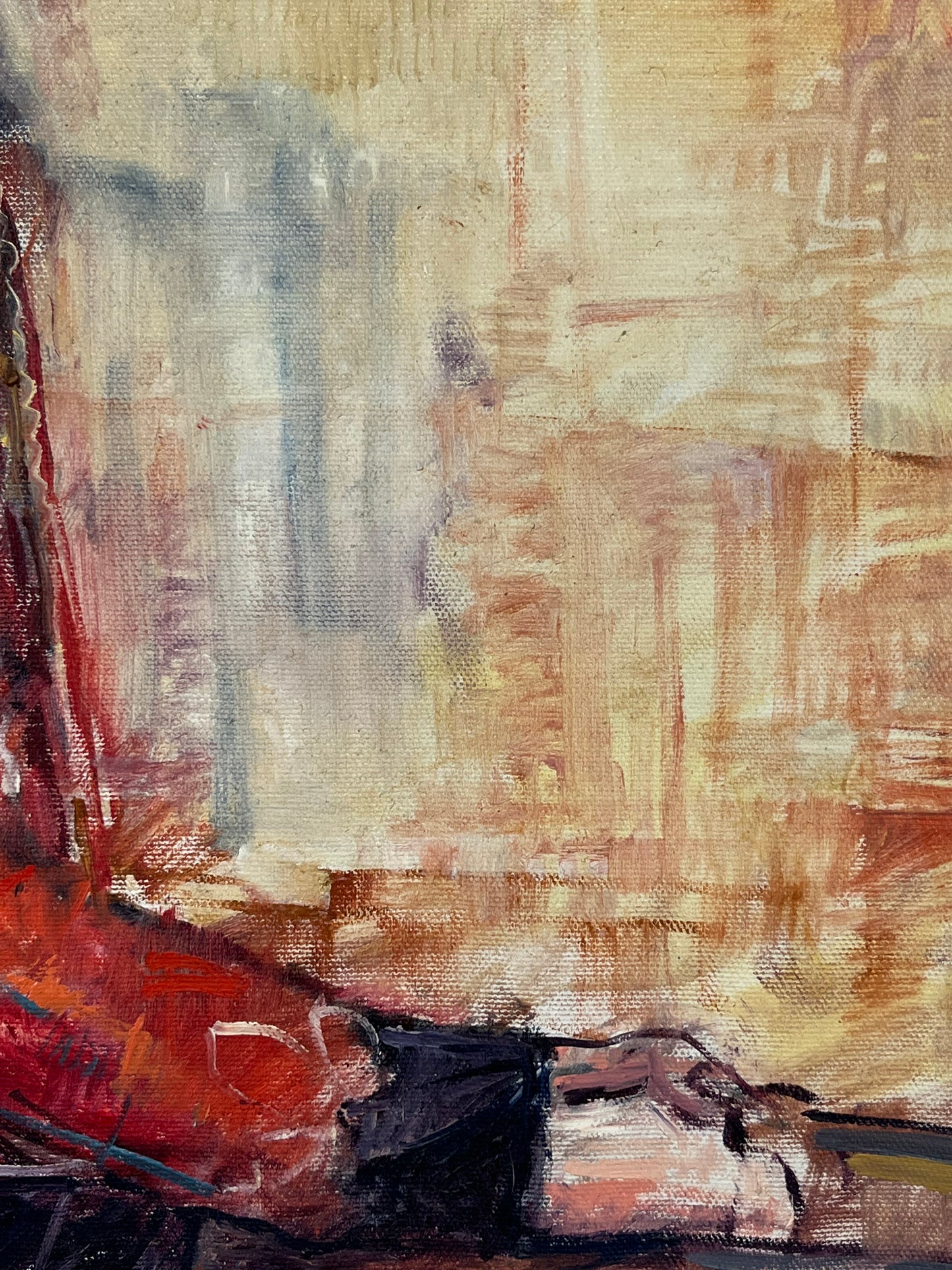 Sarah. Oil on Canvas. 16" x 20". John Kline Artwork. model. Mizzou. portrait painting.