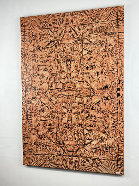 Apart, We are Together. Acrylic on canvas. 24" x 36". John Kline Artwork