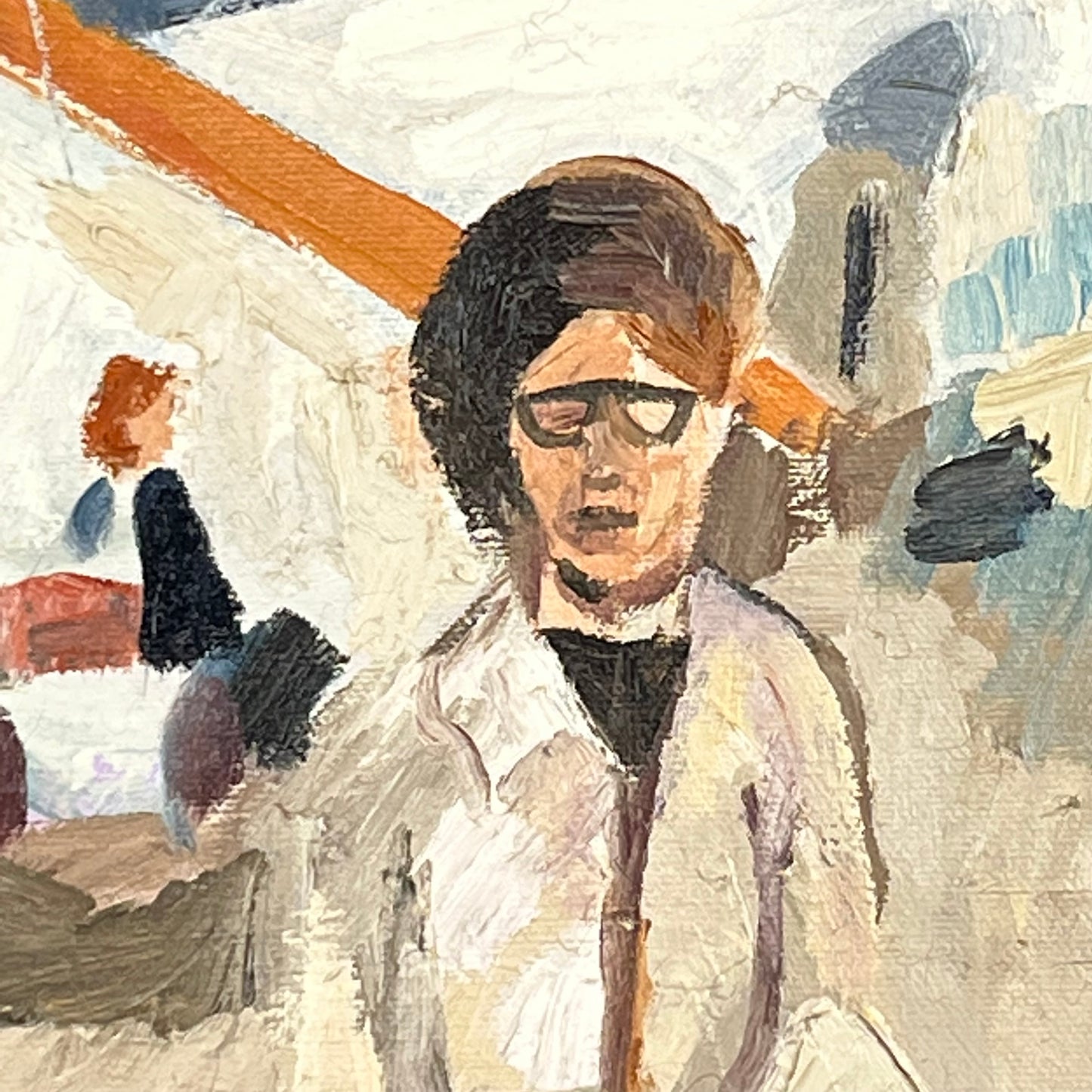 My Grandma, Jane Fitzgerel. Oil on Canvas. 24" x 24". John Kline Artwork.