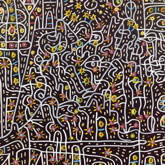 Love and Passion. Acrylic on canvas. 12” x 12”