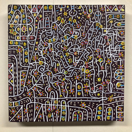 Love and Passion. Acrylic on canvas. 12” x 12”