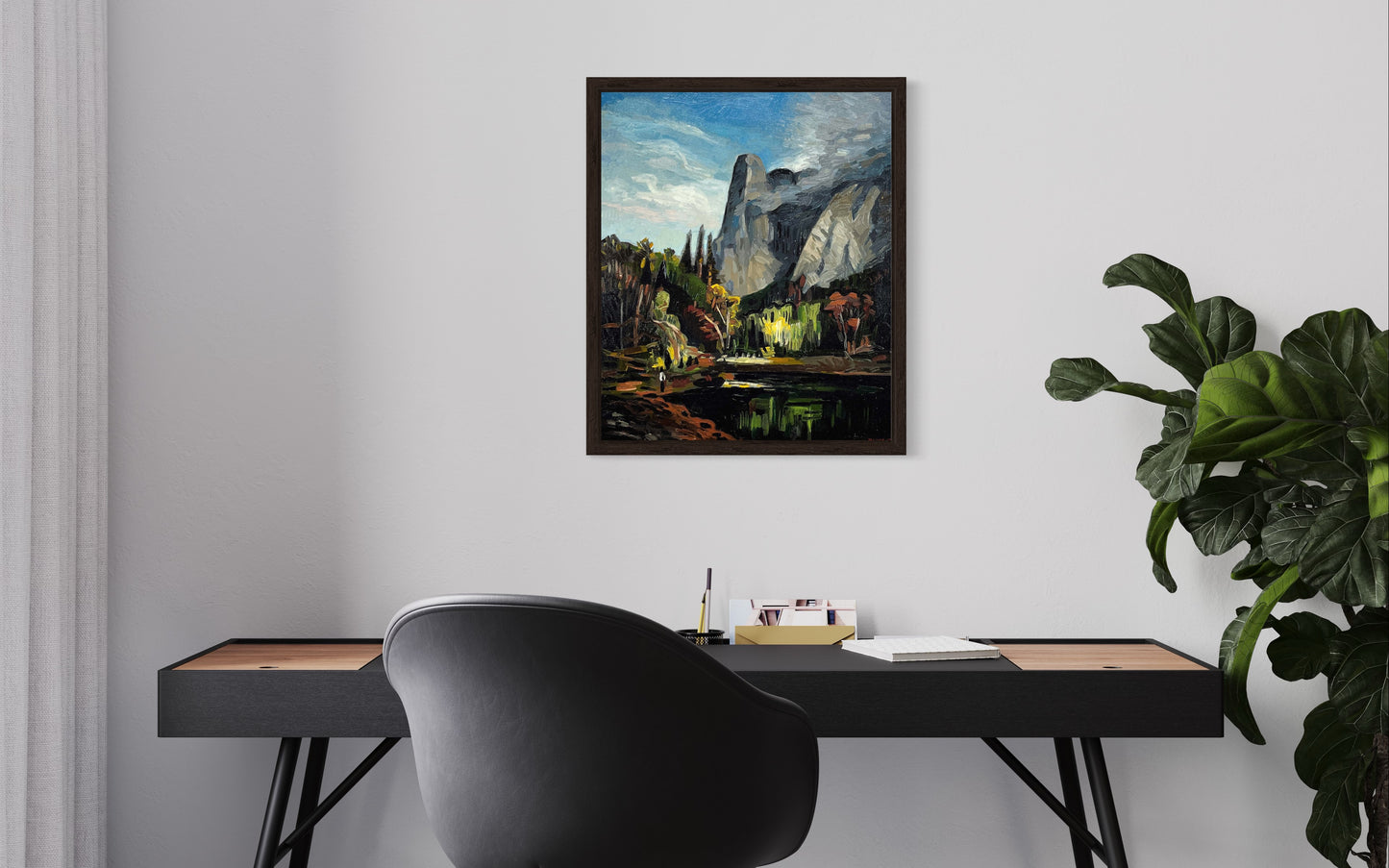 (SOLD) Mountainscape. 20" x 24". Oil on Canvas.