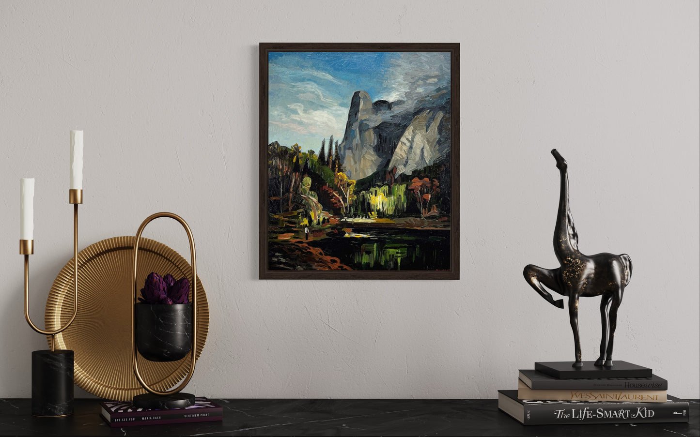 (SOLD) Mountainscape. 20" x 24". Oil on Canvas.