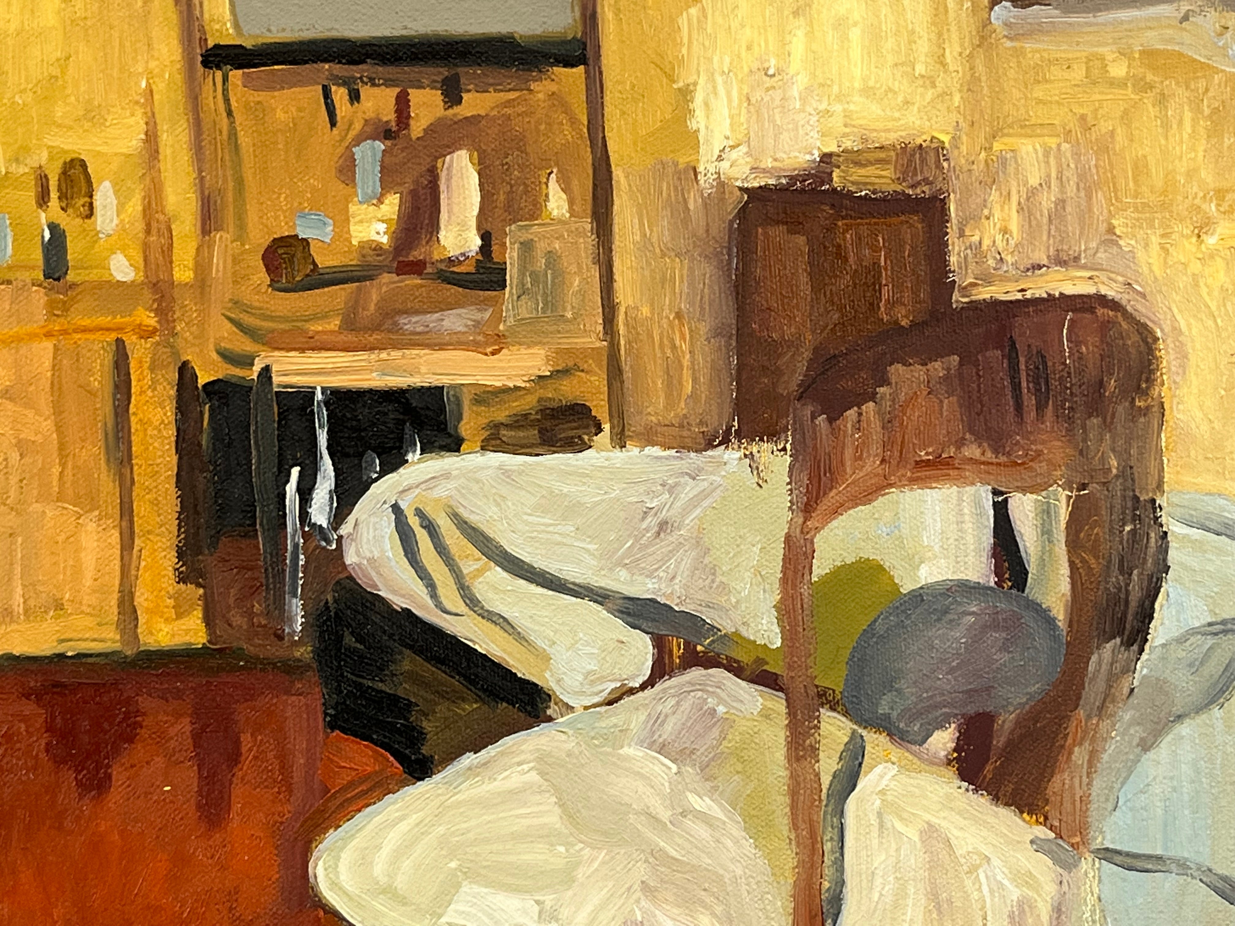 Giorgio Morandi's Artist Studio. Oil on Canvas. 28